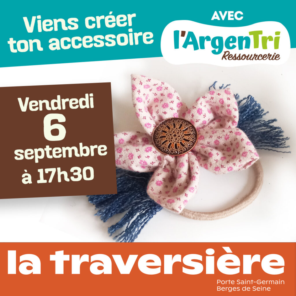 Ateliers créatifs La Traversiere / L'Argentri le 6 septembre 2024